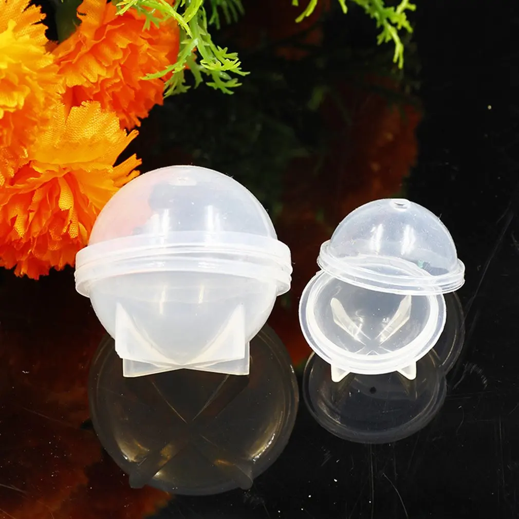 2 Size Round Sphere Silicone Resin Mold Epoxy Ball For Jewelry Flower Specimen Diy Handmade Crystal Drop Gel | Дом и сад