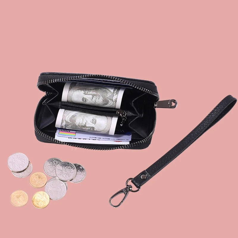 Роскошный женский кошелек из натуральной кожи с несколькими слотами держатель