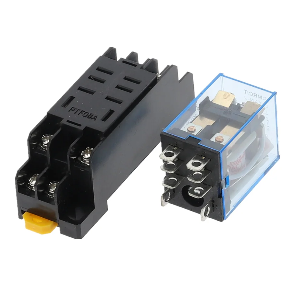 12V 24V 36V 110V 220V 380V DC/AC 10A 8PIN катушки Мощность реле DPDT LY2NJ HH62P HHC68A 2Z с цоколя|Реле| |
