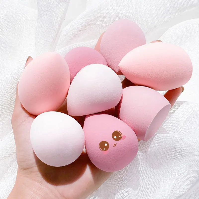 

8pcs/set Make Up Concealer Sponge Smooth Cosmetic Powder Sponge Puff Cut Shape Foundation Water Drop Bevel Makeup Blender Tool