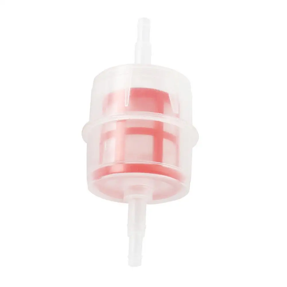 

Plastic Inline Fuel Filter Fits 6mm and 8mm Fuel Pipes
