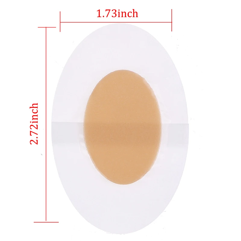

2 Pair Pedicure Patch Gel Soft Heel Shoes Sticker Adhesive Hydrocolloid Gel Blister Plaster Anti-wearing Heel Sticker