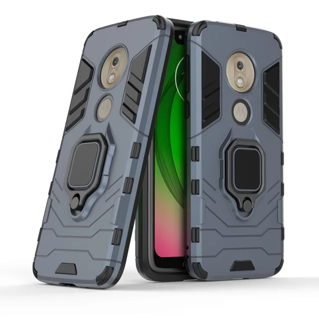 Бронированный чехол для телефона Motorola Moto G7 Plus Play магнитный автомобильный