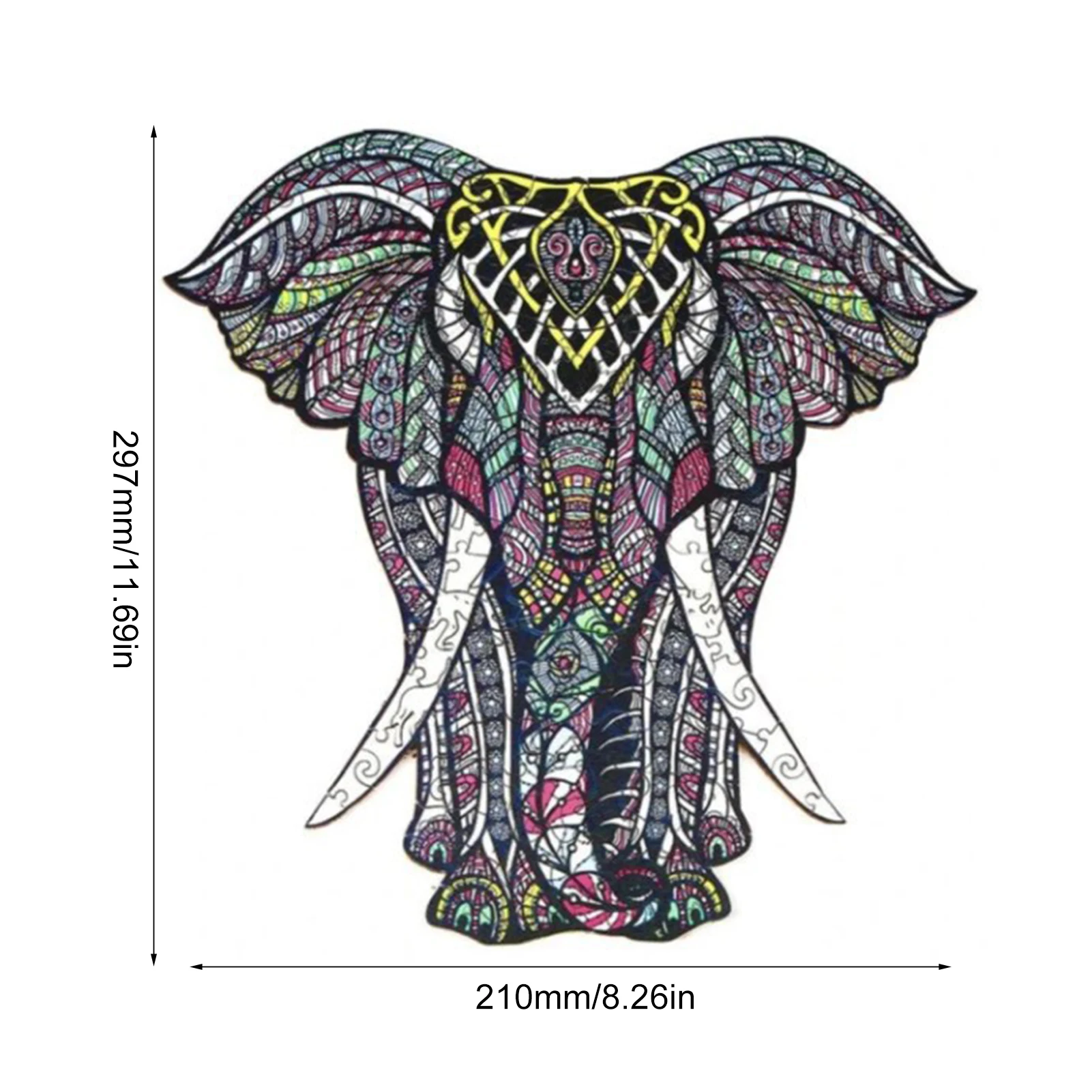 Набор пазлов на тему природы пазл со слоном из липы устойчивый к коррозии