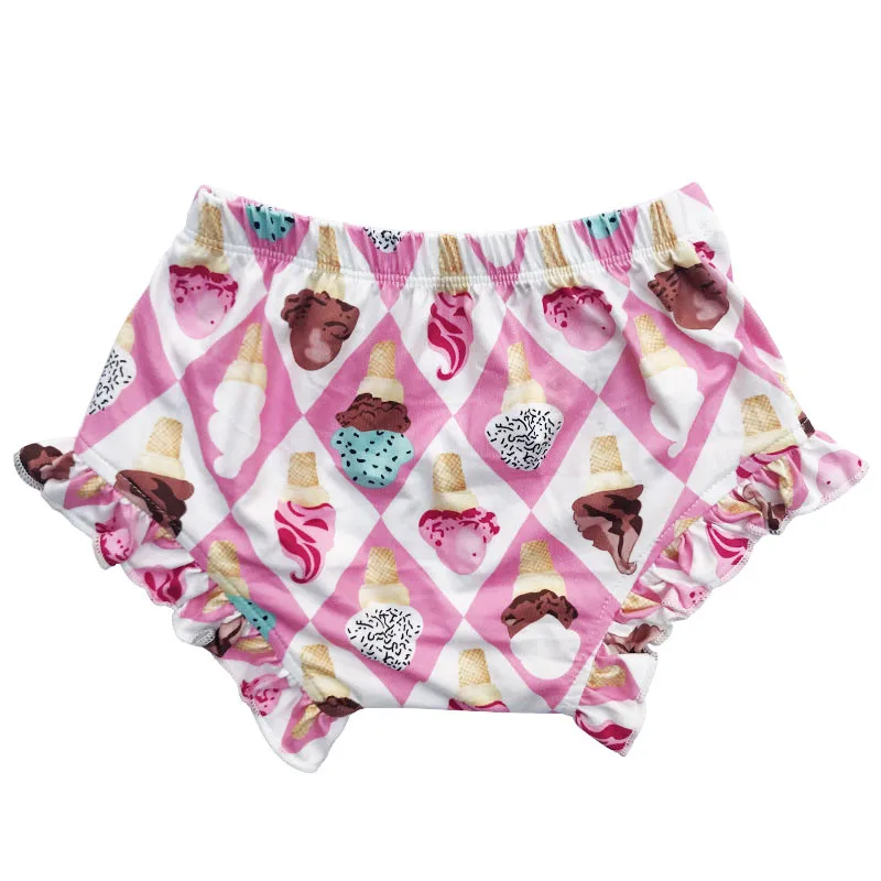 Baby Cotton Ruffle Shorts Lucky Child Flora Bloomers Children Diaper Cover Newborn Flower Short Pant Girls Clothes | Детская одежда и