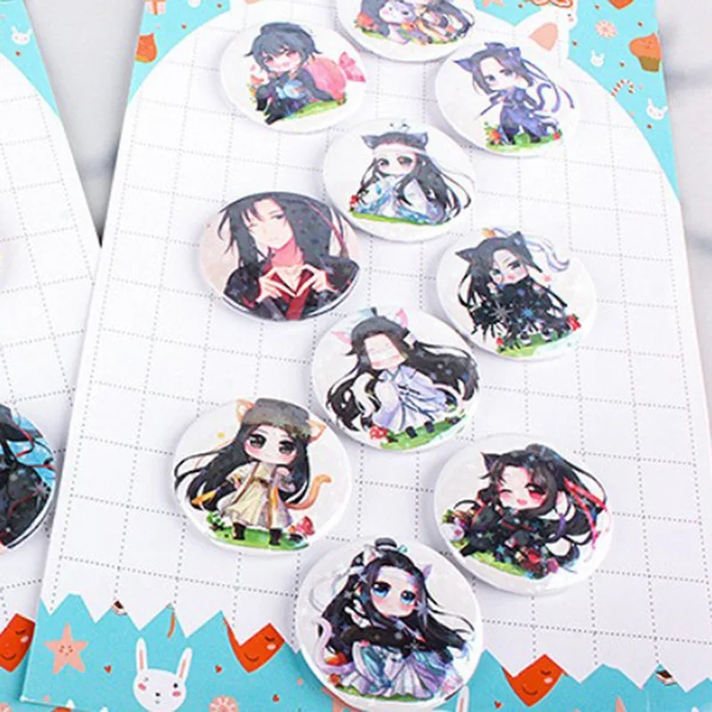 2021 Модный Аниме MO DAO ZU SHI значок косплея булавка Сумка Одежда рюкзаки Кнопка брошь