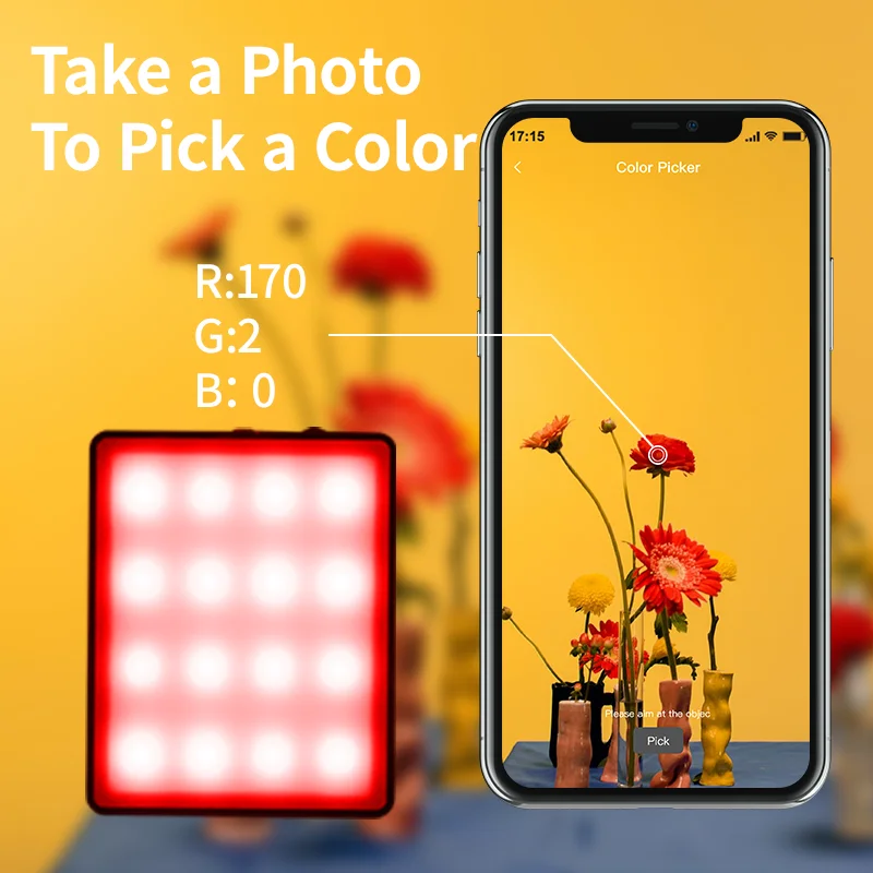 RGB-лампа для видеосъемки светодиодсветильник лампа фотосъемки двухцветная