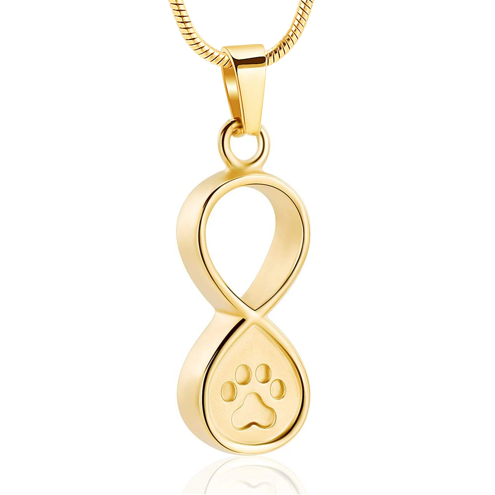 Бесконечность любви ПЭТ кремации ювелирные изделия для пепла на память о