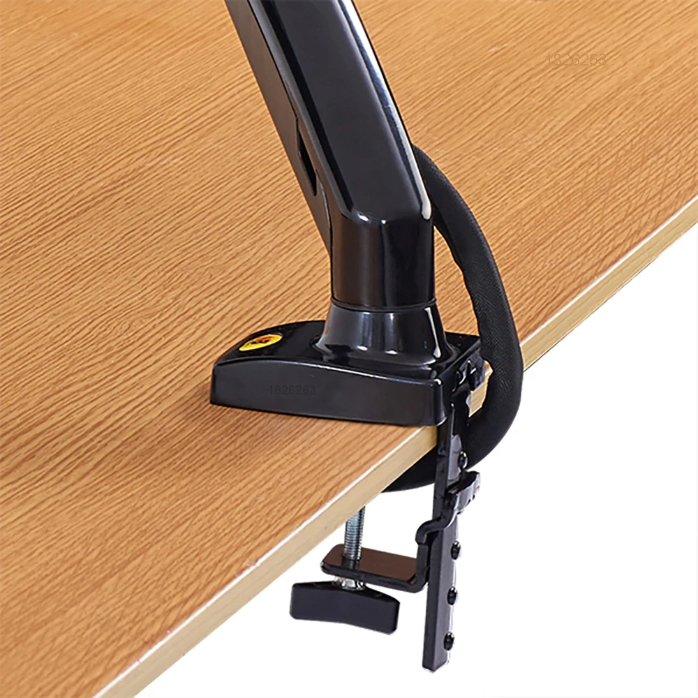 2021 new nb f80 desktop gas spring 17 30 lcd led monitor holder mount arm full motion display stand loading 2 9 kgs free global shipping