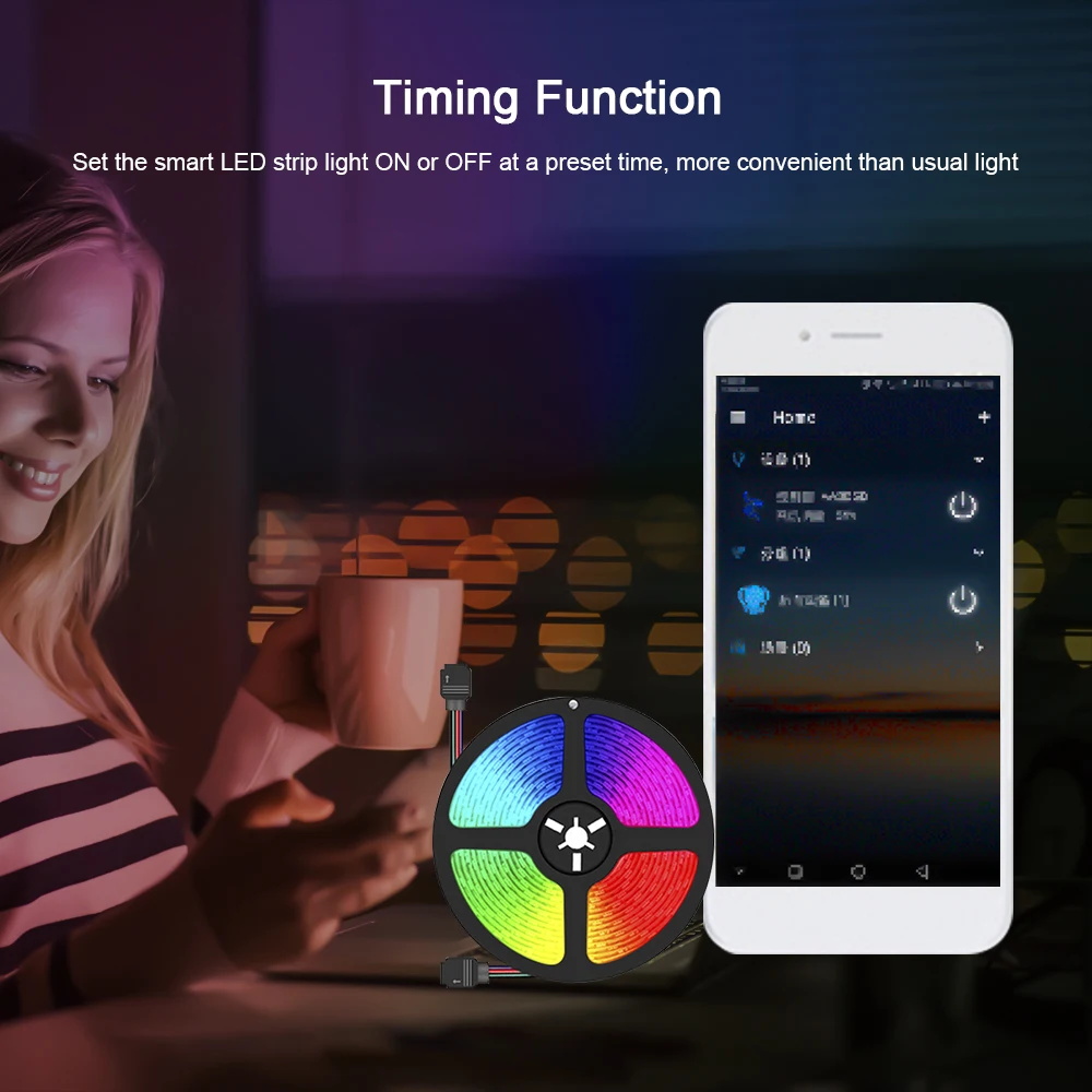 RGB светодиодные полосы ИК-пульт дистанционного управления Wi-Fi управление ler умное