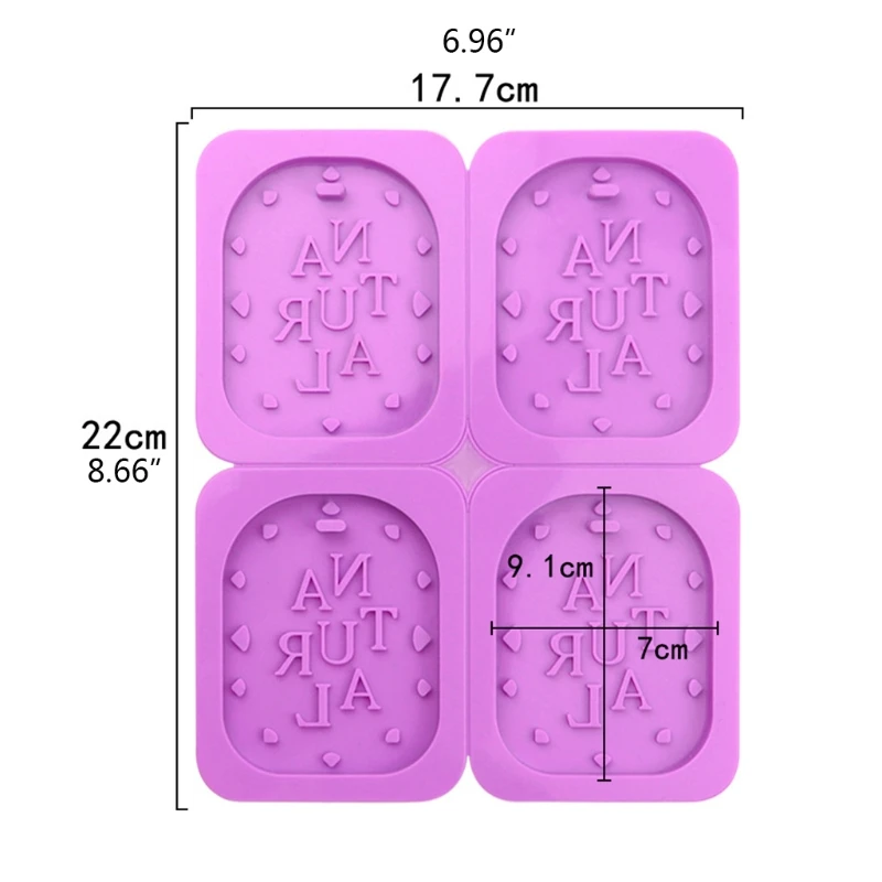 

Letter Rounded Corners Square Keychain Epoxy Resin Mold Hanging Listed Pendant Silicone Mould DIY Crafts Decoration Tool