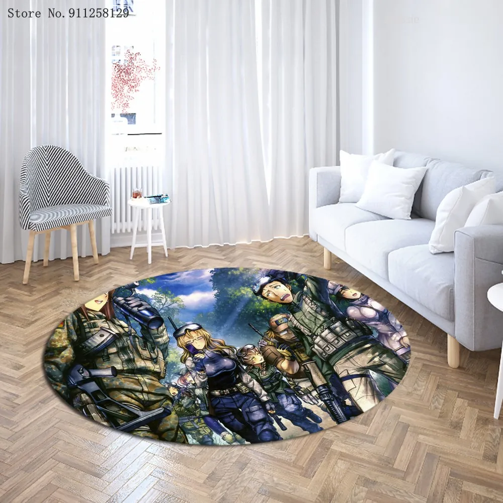 SteinsGate круглый ковер 3D печати по японскому мультфильм ковры для Гостиная коврик