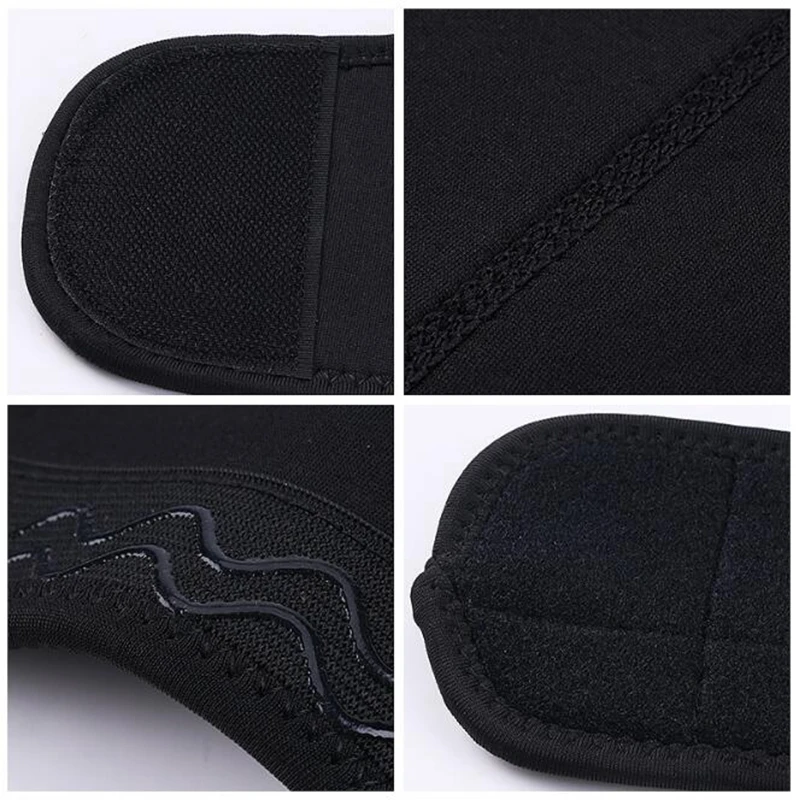 

YINGTOUMAN Knee Brace Polycentric Hinges Professional Sports Safety Knee Support Black Knee Pad Guard Protector