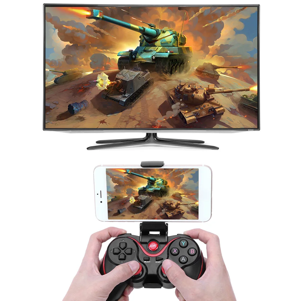 

Bluetooth-compatible 3.0 Gamepad Controllers Tablet Phone Mobile Holders Game Joysticks Electronic Machines Accessories