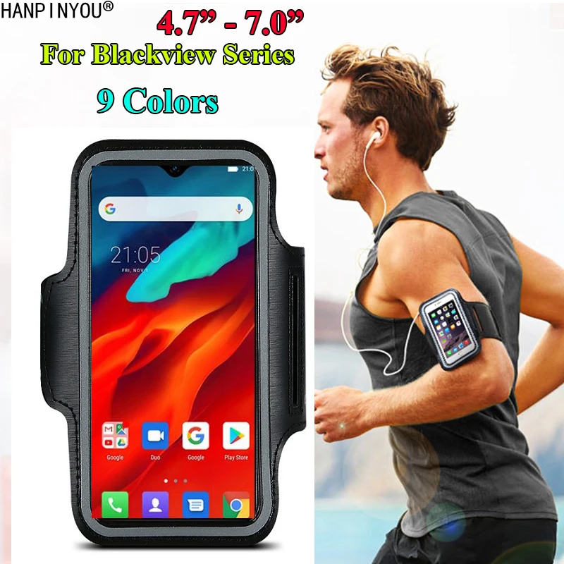 For Blackview A6 A7 A8 A9 A20 A30 A60 A80 Pro Plus Universal Sport Running Gym Fitness Sling Armband Case Holder Hand Bags