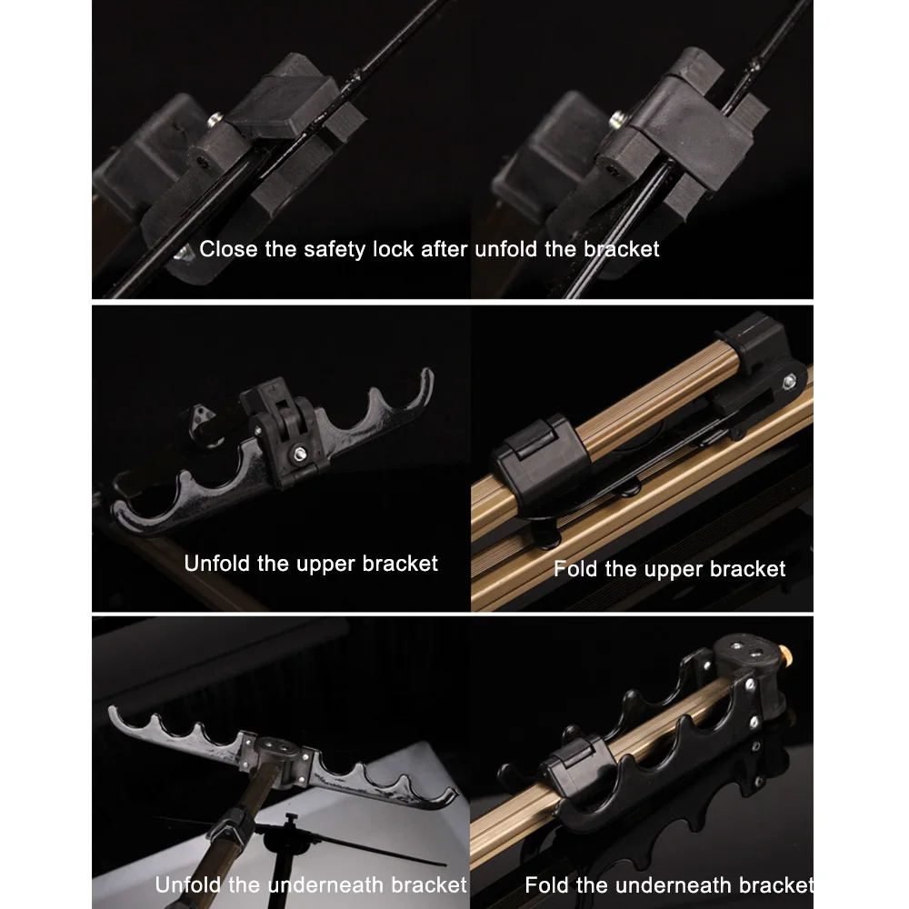 Многофункциональный держатель для удочки из алюминиевого сплава регулируемый