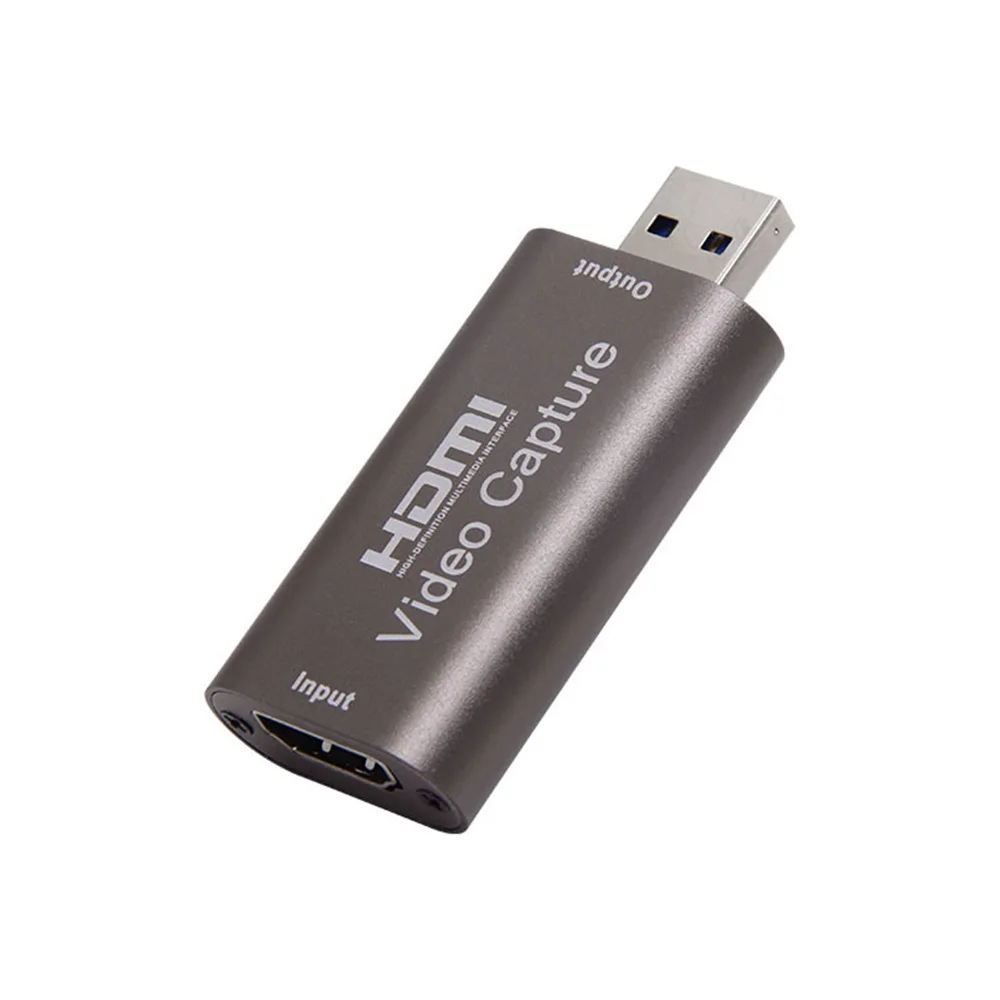Карта видеозахвата 1080P 4K USB 3 0 2 HDMI записывающая коробка для PS4 игр DVD видеокамер