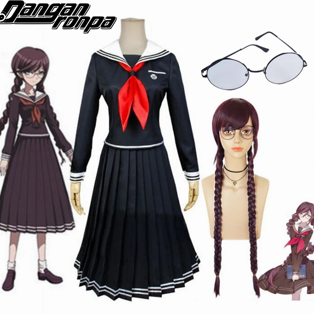 

Anime Danganronpa Toko Fukawa Cosplay Costume Anime Woman Dresses School Uniform Full Set Halloween Gifts