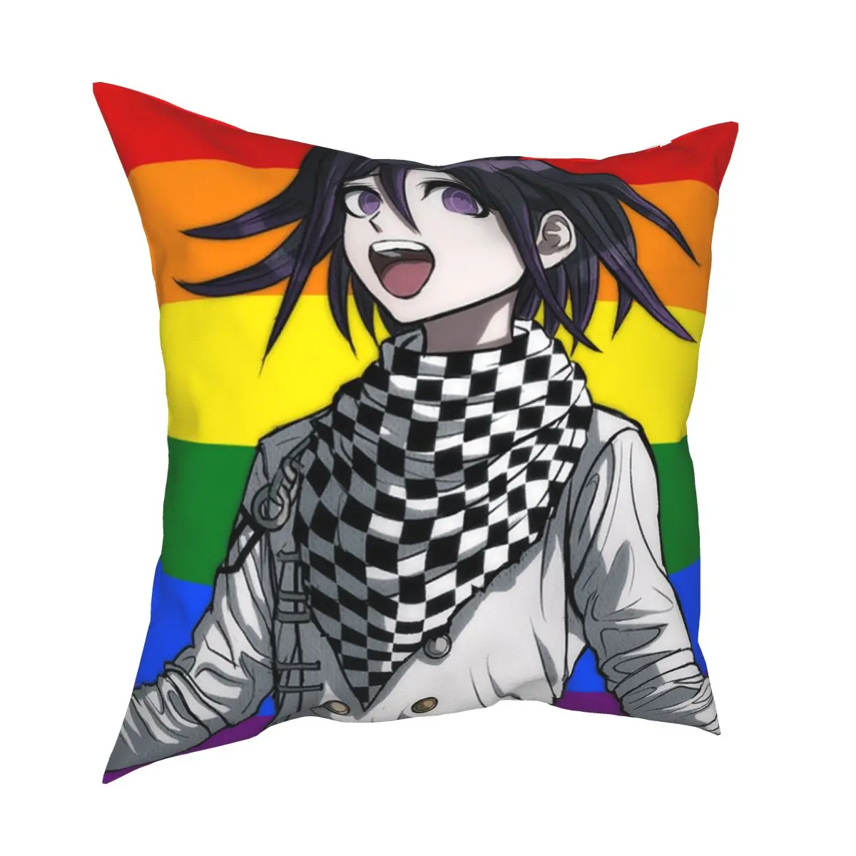 

Декоративный чехол Danganronpa V3 Kokichi Ouma с рисунком детской подушки, 18 дюймов