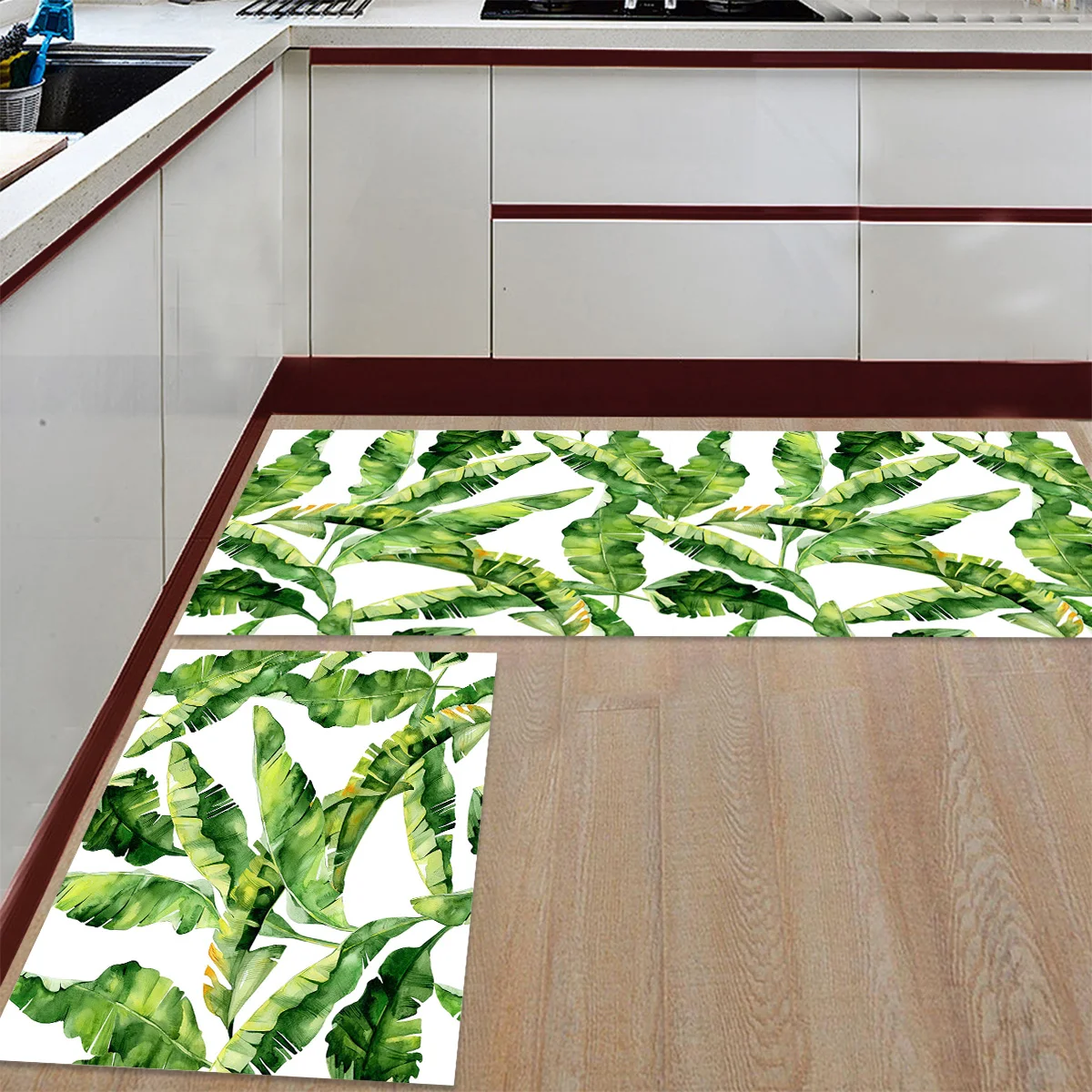 2 шт./компл. тропические листья банан пальмовых листьев Кухня аксессуары дверной
