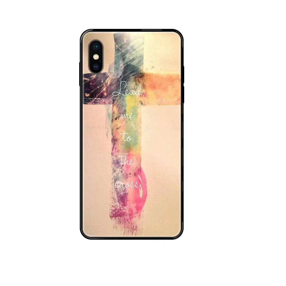 Soft TPU Black Cases Cover New Christian Cross Style For Huawei Honor 20 20I 20S 10 10I 6A 7A 7X 8C 8X 9 9A 9I 9X Lite Pro | Мобильные