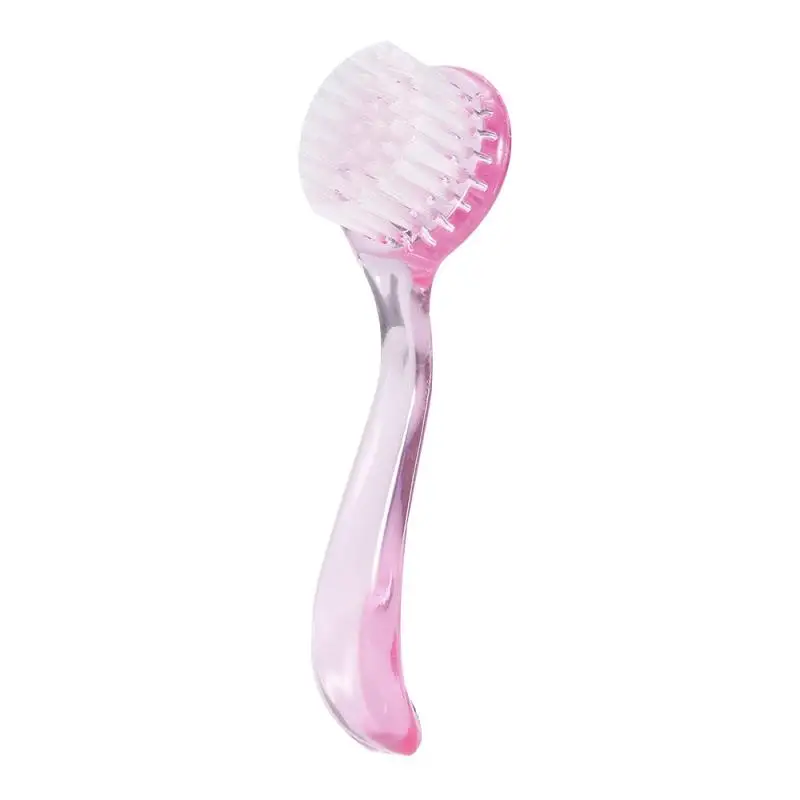 1pcs Round Head Nail Clean Brush With Cap Gel Powder Cleaning Handheld Washing Care Tool | Красота и здоровье