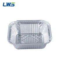 5x4inch disposable aluminum pans with plastic lids tin foil food storage tray for cookingmeal preptakeoutfreezer 1lb