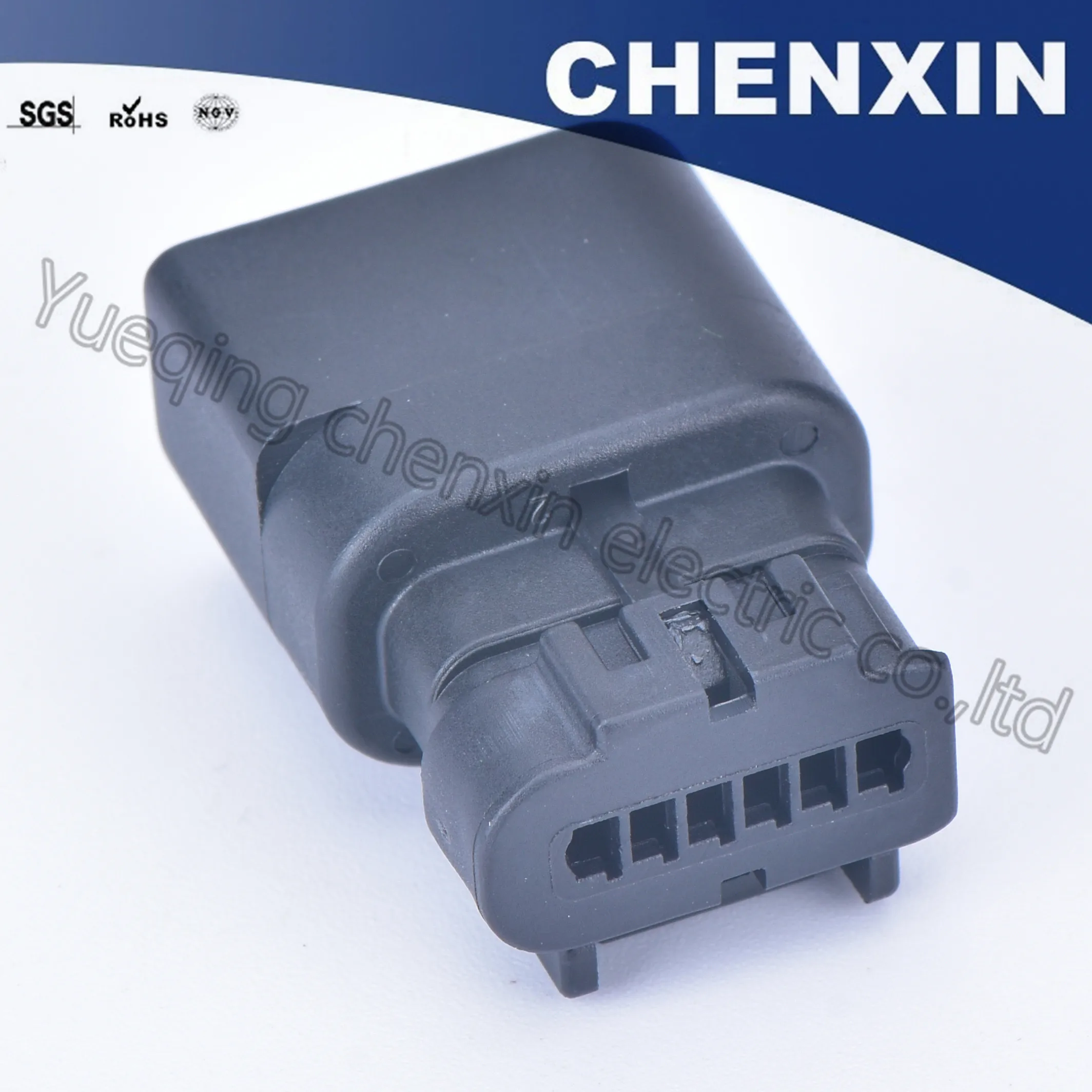Черный 6 контактный автомобильный водонепроницаемый разъем гнездовой заднего