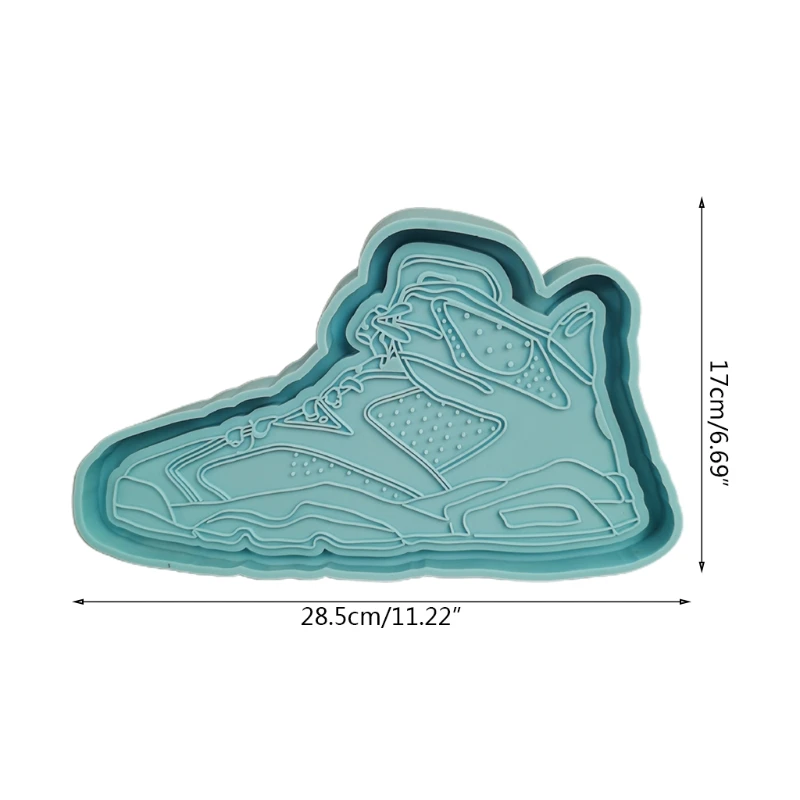 

Fruit Plate Silicone Mould Shoe Shaped Tray Epoxy Resin Mold DIY Crafts Making Tool