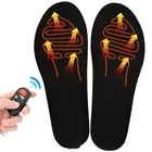 Большие скидки, стельки с подогревом, беспроводные перезаряжаемые Подогреваемые стельки для обуви, термоподошвы для обуви, зимние теплые стельки для сапог, размер 35-46 #