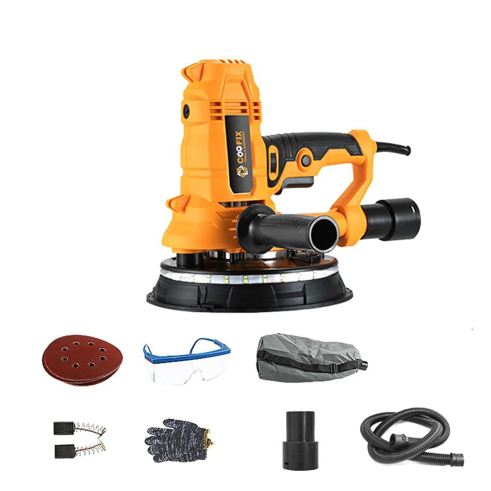 

850W Dry Wall Sanding Machine 220V Wall Sanding Machine Grinding Portable Led Light 800-1700r/Min Wall Putty Polisher Machine