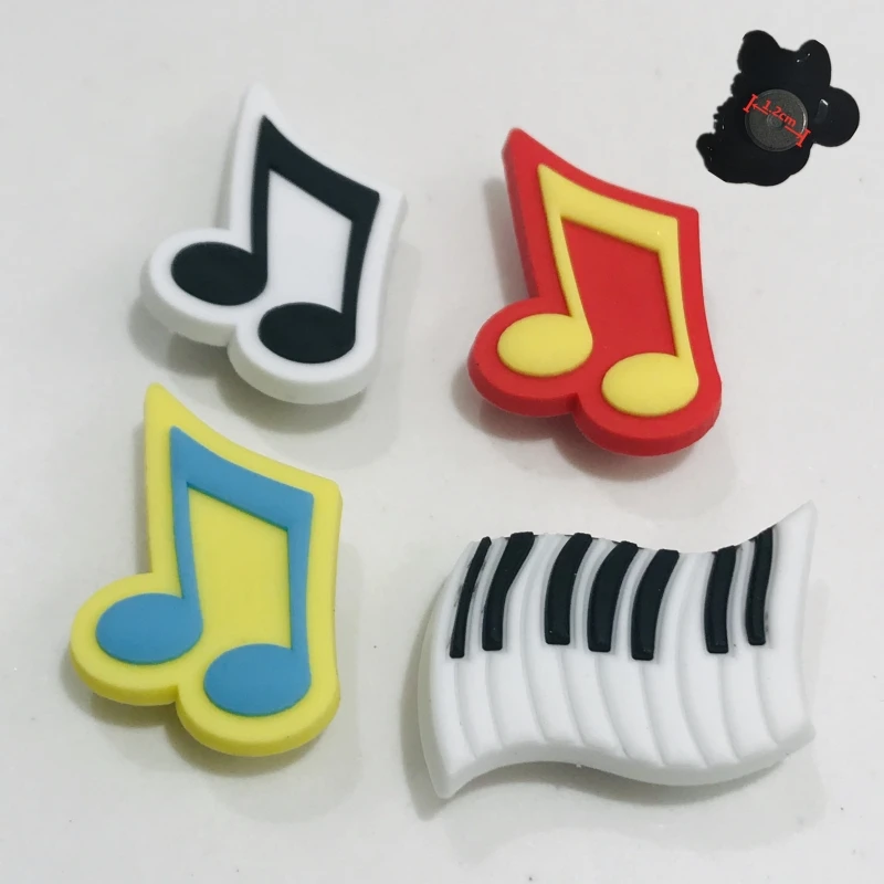 

1PCS PVC Cute Cartoon Funny Music Fridge Magnetic Sticker Musical Note Piano Keybord Refrigerator Magnets Boys Girls Gifts