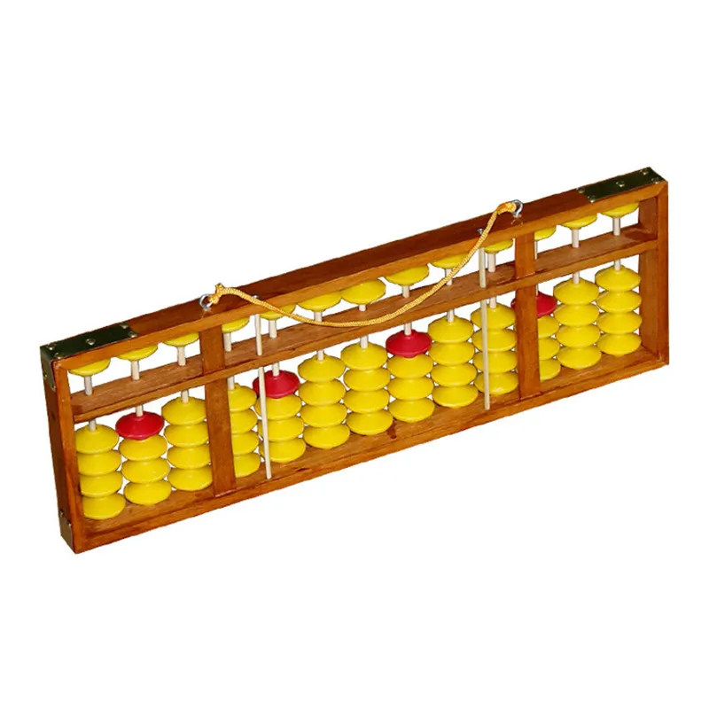 Деревянный Абакус нескользящий инструмент для расчета китайской математики 13