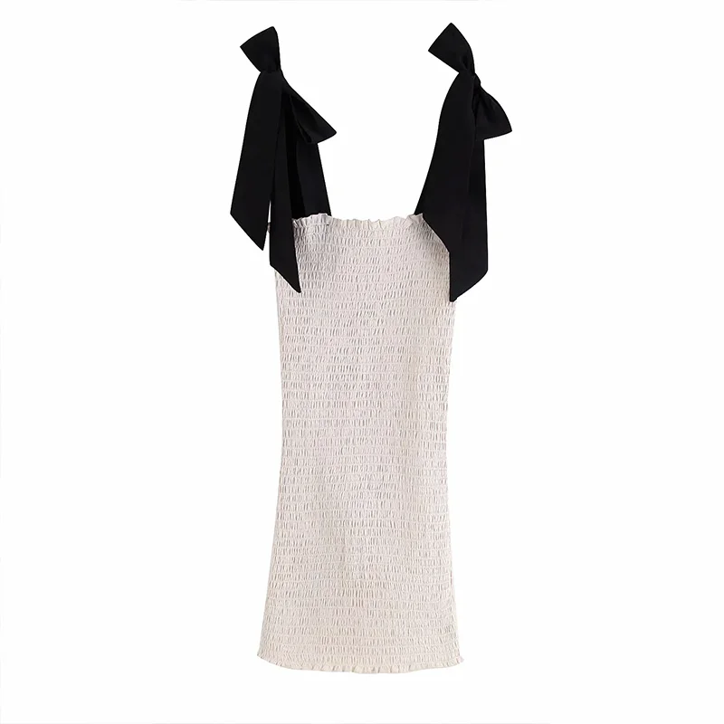 

Za Women's Dresses Bodycon High Waist Dress Mini Party Vestidos Female Solid Sleeveless Dress Backless Sexy Slim Tank Robes Chic