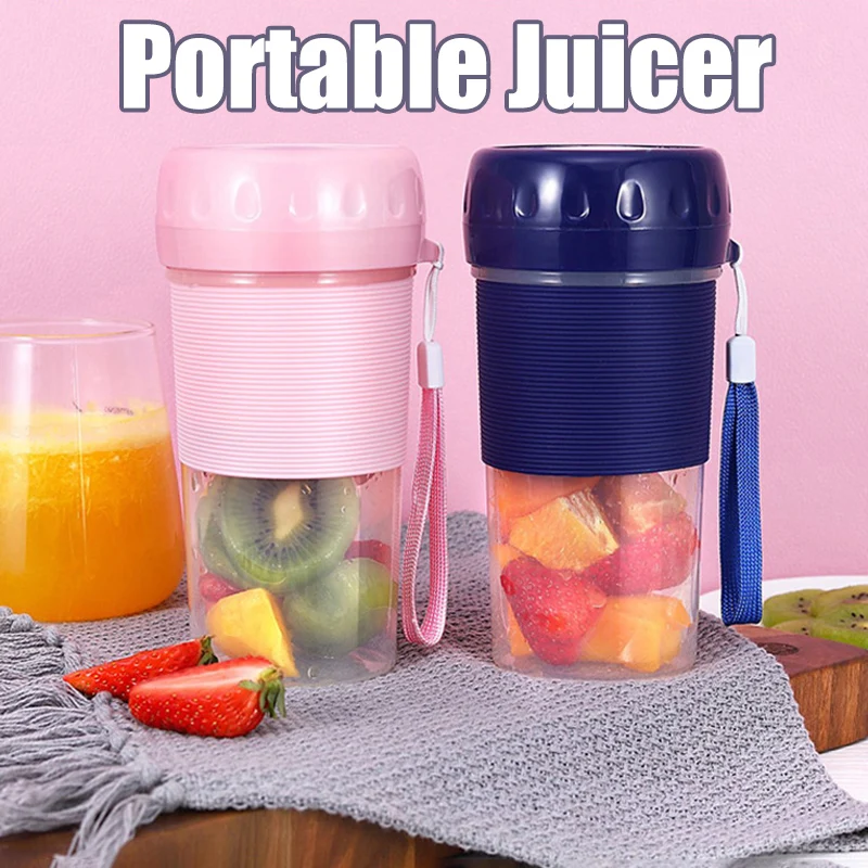 

Portable Juicer USB Rechargeable Mini Mixer Personal Size Travel Drink Maker for Travel Office Sports Home соковыжималка