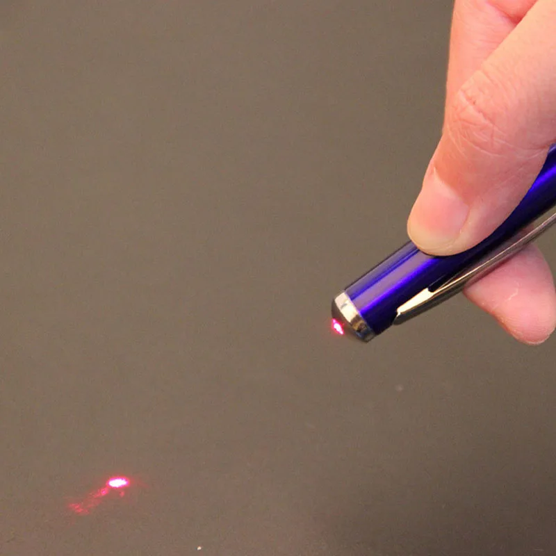 Металлическая шариковая ручка 4 в 1 с сенсорным лазером 0 мм и черными чернилами