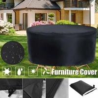 227x110cm185x110cm black garden patio furniture cover set outdoor rattan table protection round cube waterproof dust cover
