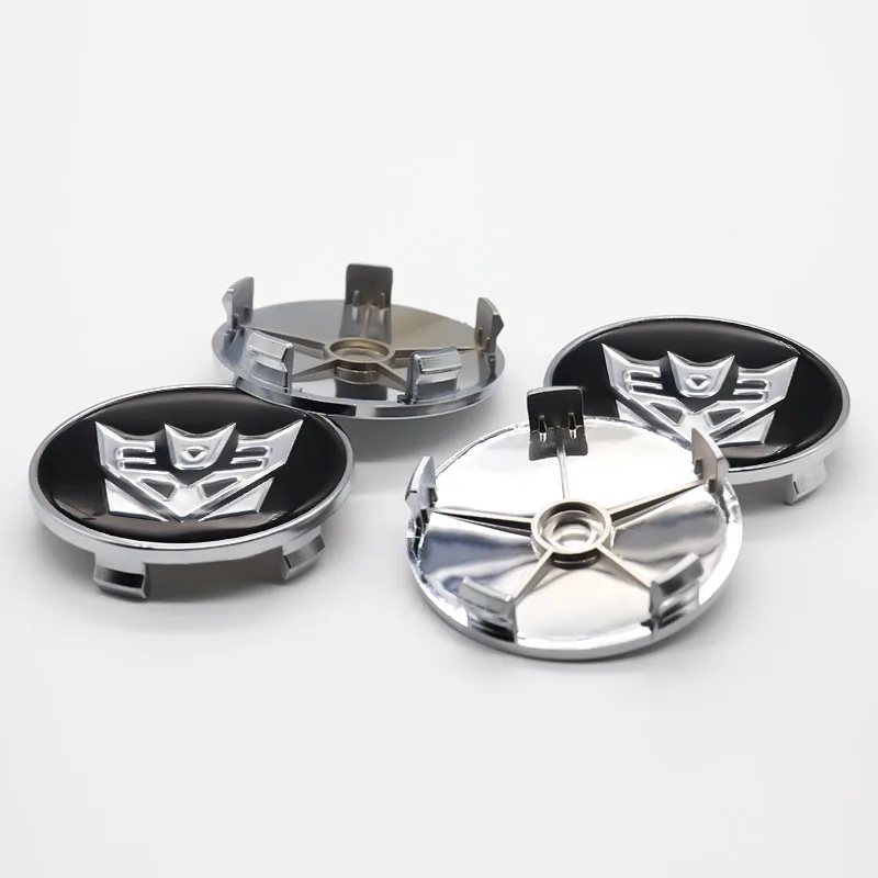 

Car wheel cover, wheel center cover, 4pcs 60mm, used for Transformers-customized car modification parts, exquisite modification