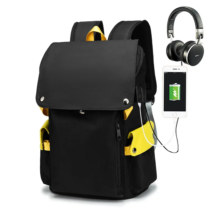 

New Fashion Backpack Large Capcity Bagpack Anti-Theft Travel Backpack With USB Port 15.6 Inch Computer Bag Student Daypack