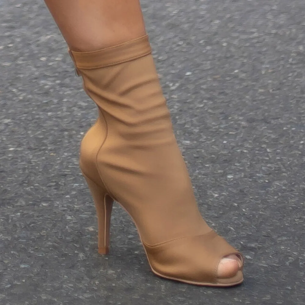 Jazz Elegant New Party Lady Sexy Stilettos High Boots Zapatillas Women Dance Heels Shoes Female for Latin Women's Sandals