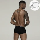 Трусы-боксеры ORLVS Мужские дышащие, хлопок, пикантное нижнее белье, шорты с U-образным мешочком