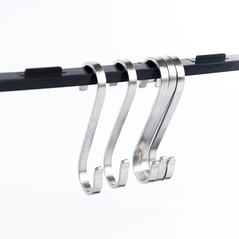 S образные Крючки из нержавеющей стали вешалка для кухни ванной комнаты пояс шарф