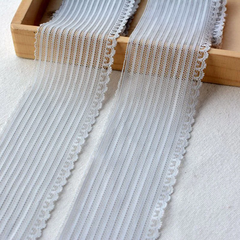 1 метр Тайвань эластичное растягивающееся двустороннее кружевное нижнее белье