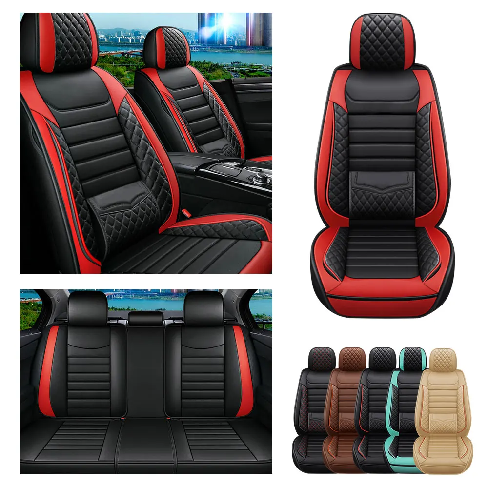 

Car Seat Cover For NISSAN Sentra Qashqai J10 J11 X-Trail T31 T32 Murano Murano Z52 Leather Car Seat Cushion Cover 5 Seats