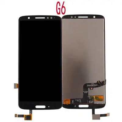 Black G6 ЖК-дисплей для Motorola Moto G5 G6 G7 Plus power Play, ЖК-дисплей, дигитайзер, сборка, замена для Motorola G5 G6 G7 - Цвет: Black G6