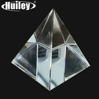 80mm100mm optical glass pyramid prism high quality optical experiment tools polyhedron physical study crystal decorations gift