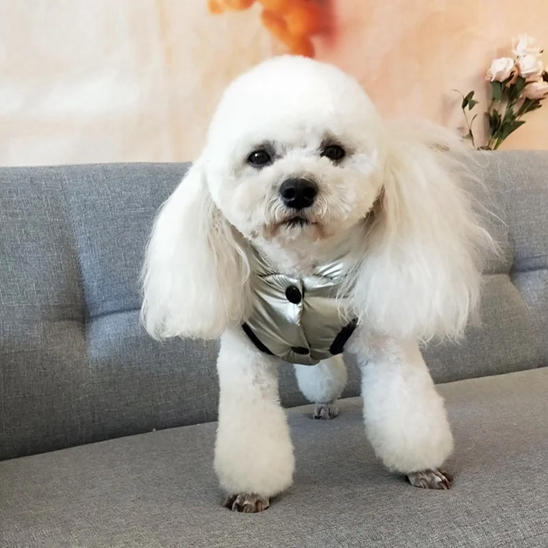 Водонепроницаемый Pet одежда теплая с принтом в виде собак куртка панель форме