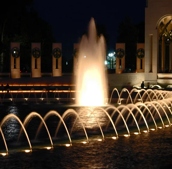 Светодиодная подводная лампа фонарь холодного белого и теплого света для