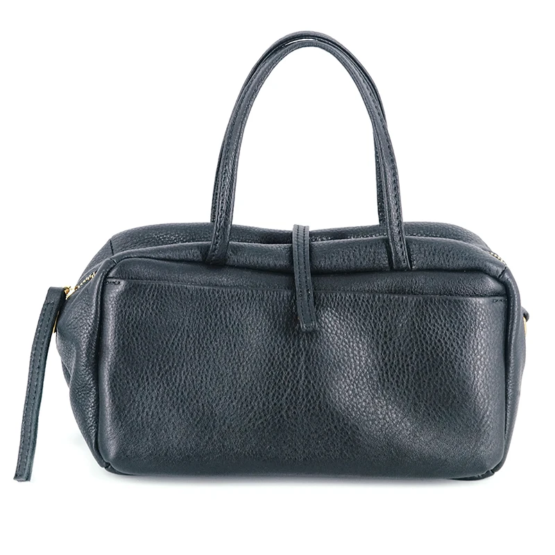 

Simple and practical retro doctor's bag Genuine Leather shoulder light Messenger Bag Handbag leisure Women's bag Commuter Bag