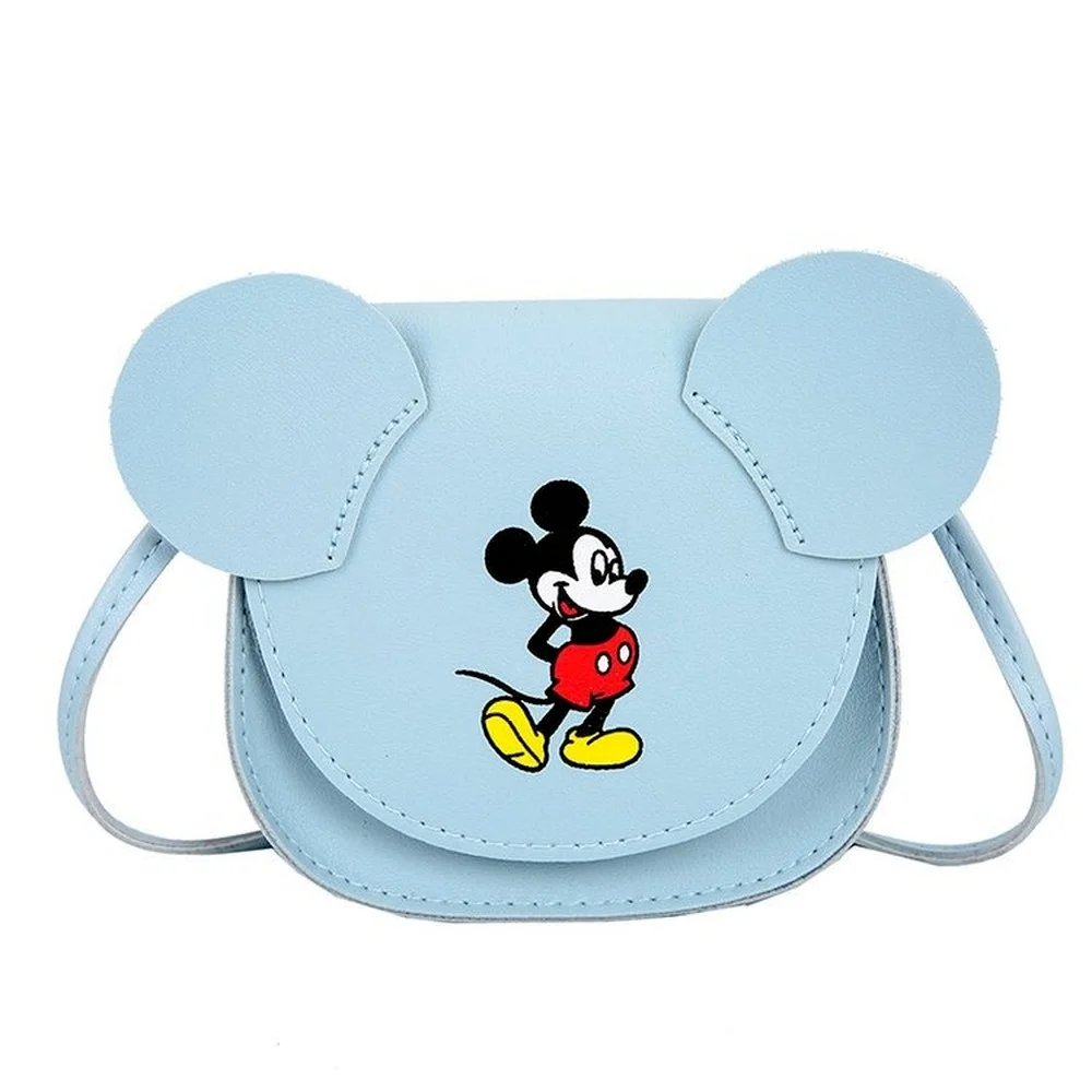 

Mickey Mouse Children Crossbody Bag Disney Kids Printed PU Messenger Bag Children Fashion Bags Baby Boy Girl Shoulder Bag Bags